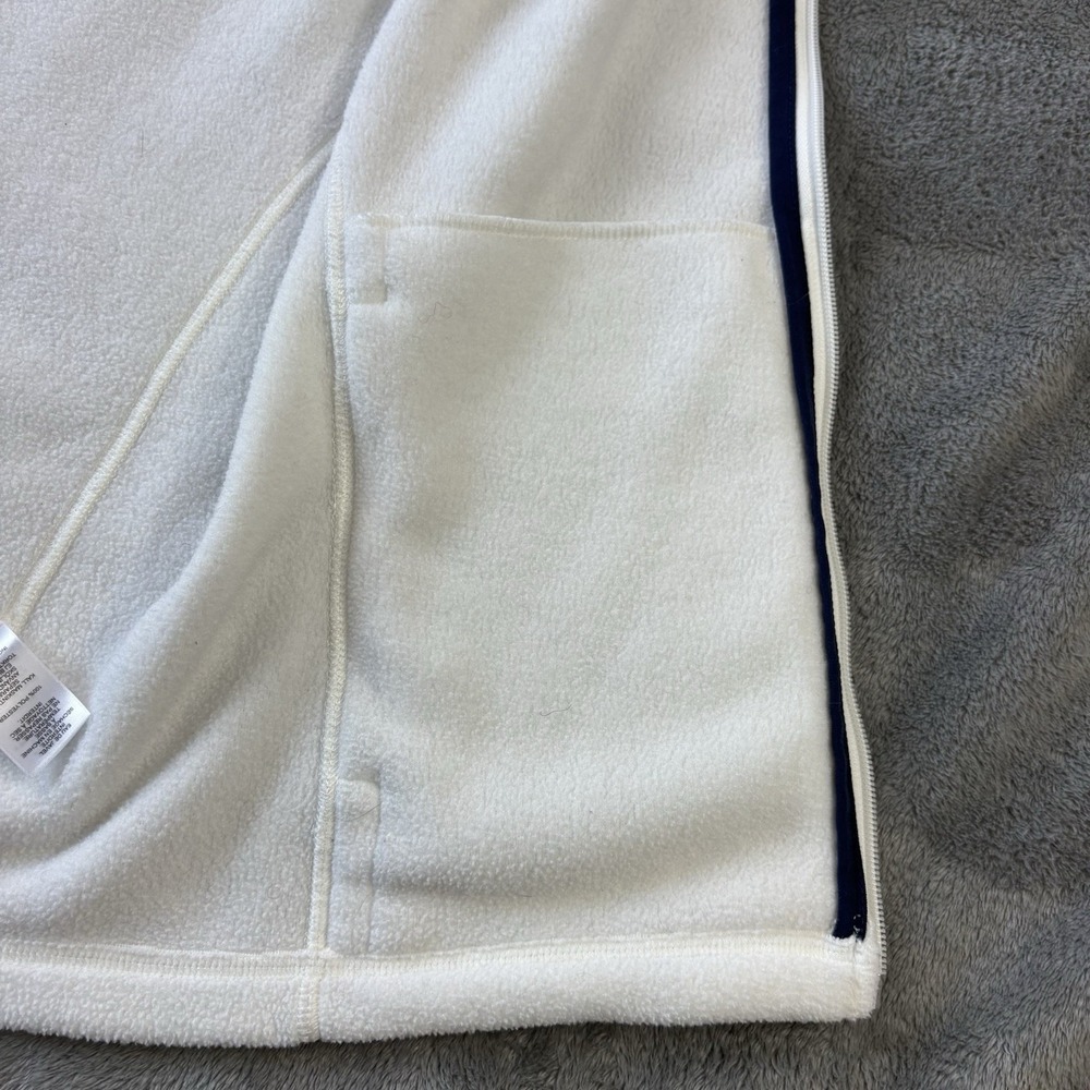 Vineyard Vines Vest Womens S Ivory Full‎ Zip Fleece Casual Preppy Hiking Outdoor - Picture 14 of 15